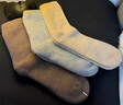 俞兆林4双特厚袜子女秋冬季羊毛纯色中筒加绒加厚毛圈袜女士毛巾保暖袜 实拍图