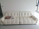 冬熊棉花糖真皮沙发法式奶油风客厅小户型轻奢白色钢琴键云朵沙发 【四人位2.8米】 头层真皮【豪华版】乳胶+4CM紫罗兰海绵 实拍图