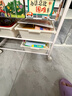 全品屋书架儿童书桌落地一体靠墙绘本架置物架移动书柜简易宝宝玩具收纳 【60cm】4书架+2收纳架+4收纳盒 实拍图