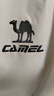 骆驼（CAMEL）薄绒风衣男户外防泼水防风夹克外套 J13CZ0L7070A 浅卡其 XXL 实拍图
