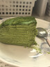 鲜京采【爆款】抹茶千层蛋糕400g动物奶油 冰淇淋蛋糕零食糕点中秋聚会 实拍图