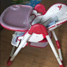 神马多功能儿童餐椅可折叠婴儿餐椅便携多档调节稳定带餐盘餐桌椅CR 活力红 实拍图