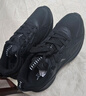 特步男子跑步鞋运动鞋轻便减震防泼水革面跑鞋黑色 实拍图