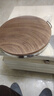 正宗越南红铁木砧板切菜板家用抗菌粘板圆形案板实木刀板菜墩加厚 直径39*厚5cm钢圈包边正宗红铁木 实拍图