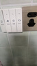 长贝（Cavbbv）无线遥控开关面板免布线220V电灯智能开关家用卧室电源双控随意贴 白色单开【1主开关+1随意贴】 实拍图