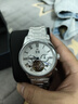 上海（SHANGHAI）手表礼物 男士自动机械表 国民系列 露摆 镂空银SH6003N-1 实拍图