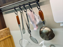 宜家（IKEA）HULTARP胡尔塔普钢制挂杆厨房墙面收纳神器耐用置物架 黑色挂杆60cm+挂钩 实拍图
