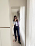 小匠材亚克力软镜子贴墙自粘穿衣镜全身家用粘贴试衣镜宿舍镜子40*150 实拍图