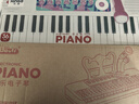 欣格电子琴儿童钢琴玩具3-6-10岁宝宝男女孩生日礼物早教音乐家用乐器37键可弹奏初学者入门音乐带麦克风弹唱 实拍图
