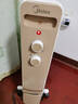 美的（Midea）【金缕衣】取暖器家用/电暖器/电暖气/加湿烘衣/13片全屋大面积取暖器/电热油汀取暖器NY2213-18GW 实拍图