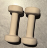 Keep 彩色浸塑哑铃 男女家用家庭健身肌肉塑形手臂轻重量樱粉 1kg*2 实拍图