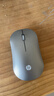 惠普（HP）DM10 无线蓝牙双模鼠标 商务办公无线鼠标苹果笔记本微声蓝牙便携式无线鼠标 银色 实拍图