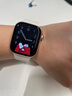 Apple/苹果 Watch Series 10 智能手表GPS款42毫米玫瑰金色铝金属表壳淡桃粉色运动型表带S/M MX1R3CH/B 实拍图