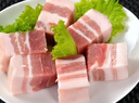 金锣猪带皮五花肉块2斤国产冷冻带皮五花肉猪肉生鲜烧烤食材 实拍图