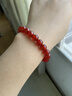 【红运当头】红玛瑙手串水晶玉髓玉石转运散珠子手镯经典红色手链 【平安红】红玛瑙8mm 16cm 实拍图