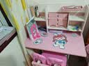 忆瞳儿童学习桌小学生家用写字书桌小孩写作业专用桌子可升降桌椅套装 80小女孩-环保桌椅-阅读架 实拍图