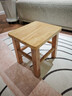 小匠材实木凳子家用客厅矮凳孩子矮款茶几方凳结实小板凳方27*23*27 实拍图