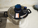 苏泊尔（SUPOR）304不锈钢防爆高压锅燃气压力锅电磁炉通用 家用双耳悦旋带蒸格 6L【100KPA高压】 22cm 巧易开 实拍图