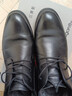 红蜻蜓男鞋商务正装皮鞋男士加绒棉鞋保暖高帮鞋 WTA7376黑色高帮44 实拍图