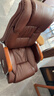 凯联（KAILIAN）真皮老板椅可躺牛皮大班椅子商务电脑椅书房家用舒适久坐办公座椅 【店长推荐】黄棕色+搁脚 纳帕皮 实拍图