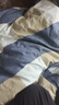 100%全棉被套单件纯棉150x200学生宿舍1.2m被罩单双人180x200x230 曼迪-蓝 150*200cm100%纯棉被套 假一赔十 实拍图
