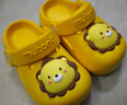 牧童儿童拖鞋夏男宝宝洞洞鞋软底女童卡通洗澡婴幼儿家居鞋奶狮黄160 实拍图