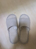 回力拖鞋男女款亚麻凉拖情侣居家休闲轻盈透气吸汗厚底耐磨地板拖 经典网格款HL1036浅咖色38码一39码 实拍图