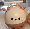 卡卡曼花生车儿童扭扭车1一3岁溜溜车防侧翻婴儿摇摇妞妞宝宝一周岁礼物 摩卡棕 【摇摇板+顺滑万向轮】 婴儿滑步扭扭车生日周岁礼物 实拍图