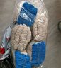 工品星劳保手套棉纱线手套耐磨防滑透气劳工工地工作干活汽修加密蓝边100付 实拍图
