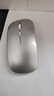 灵蛇（LINGSHE）M175充电无线蓝牙+2.4G双模款轻音鼠标 笔记本电脑  星空银 蓝牙+2.4G双模轻音版 实拍图