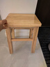 小匠材实木凳子家用客厅矮凳孩子矮款茶几方凳结实小板凳方27*23*35 实拍图