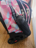 ERGOFREE德国Ergofree学生拉杆书包中学生大容量初高中生男女可爬楼箱包 粉色三角/55L+大容量款 实拍图