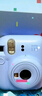 INSTAX富士instax立拍立得 一次成像相机 mini12精美礼盒 海岛绣球 含10张fafa花边相纸 实拍图