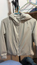 优衣库女装双面穿防风摇粒绒拉链连帽外套户外防水冬季新款479697 479697/30浅米色 S 实拍图