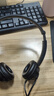 电音DT326 耳机头戴式电脑耳机 商务办公呼叫中心电销话务耳机 客服耳麦录音网课英语学习 双插头黑色 实拍图
