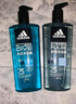 阿迪达斯 （adidas）男士沐浴露洗发水洗面奶三效合一 游泳去氯保湿 冰点热情套装1.2L 实拍图