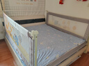 冠力朗床围栏床护栏婴儿童防摔防掉宝宝床上边安全挡板垂直升降加高通用 【豪华U型】免打孔（高96cm） 组合三面装(1.8米+2.0米+2.0米) 实拍图