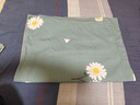洁丽雅（Grace）纯棉枕套一对 加厚家用印花枕头套枕芯套 花漾-蓝48*74cm 实拍图