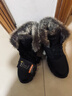 全洲狼 雪地靴男冬季新款东北棉鞋男大码抗寒防水加绒保暖轻便防滑靴子 黑色棉鞋-升级版 加绒 42 (260mm) 实拍图