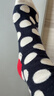 Happy Socks秋冬季款袜子女男士袜薄荷曼波彩虹白色棉袜运动袜中筒袜 经典波点 1双 M 36-40 实拍图