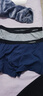 浪莎男士内裤男纯棉10A抗菌平角裤透气中腰男式四角裤男生裤头4条装 实拍图