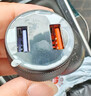 纽曼66W/100W车载充电器超级快充点烟器转换插头一拖二USB车充 实拍图