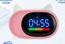 波比熊【粉色】波比熊智能闹钟T7多功能语音对话控制时间管理器充电学生卡通闹铃 实拍图