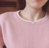 翰德思（HCNTES）一贝子一辈子项链女士银小裙子锁骨链异地恋生日礼物情人节礼物 一“贝”子海星项链 实拍图