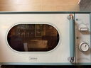 美的（Midea）小滋味微波炉家用小型 复古旋钮薄荷曼波风 一级能效平板变频轻音预制菜加热M1G1 实拍图