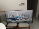 墨派餐厅装饰画带钟表万年历电子钟挂画客厅家用时尚日历表时钟壁画 7背有靠山 120*60cm晶瓷 实拍图