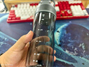 乐扣乐扣（LOCK&LOCK）人鱼线塑料运动水杯夏天便携水壶带刻度提手男女水杯子700ML灰色 实拍图