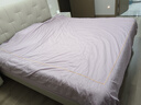 博洋家纺60支长绒棉四件套全棉贡缎刺绣纯棉ins风套件床上用品 吉安（烟灰紫）床笠款 1.8米 床单款 （被套220*240cm） 实拍图
