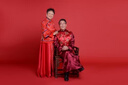 陶的传人新婚礼物送新人结婚纪念日diy定制 泥人真人公仔送老婆闺蜜求婚 22厘米单人（可定制15~26厘米） 实拍图