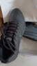 特步运动鞋男鞋跑鞋冬季皮面防水轻便减震健身休闲慢跑步鞋子男黑色 实拍图